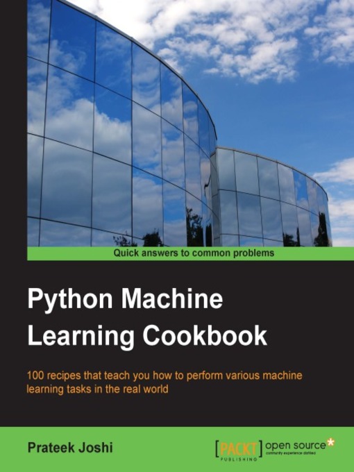 Cover image for Python Machine Learning Cookbook